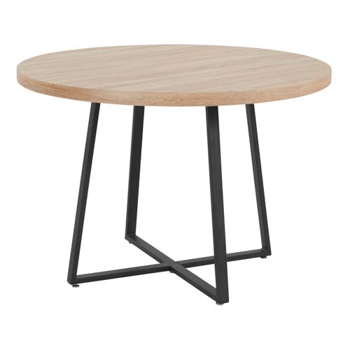 Anja - Table De Salle à Manger En Mdf Chêne