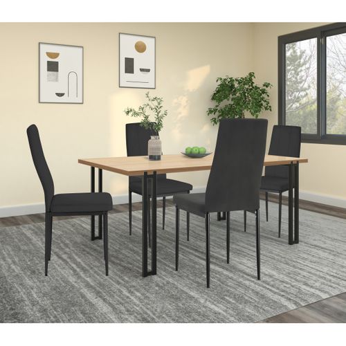 Kelly - Chaise 4 Pk Noir