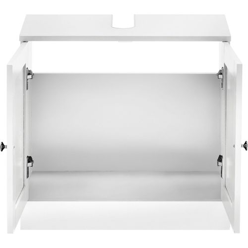Kira-meuble Sous-vasque 2 Portes Blanc