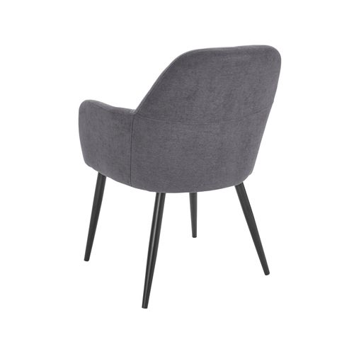 Mara-lot De 2 Fauteuils En Tissue Gris