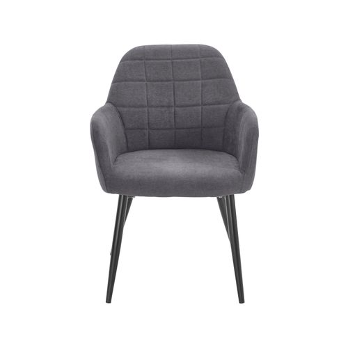 Mara-lot De 2 Fauteuils En Tissue Gris