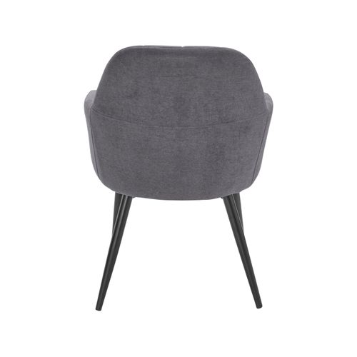 Mara-lot De 2 Fauteuils En Tissue Gris