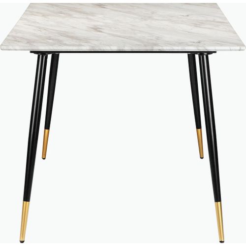 Monza - Table à Manger En Effet Marbre 6 Personnes L120