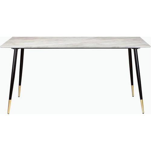 Monza - Table à Manger En Effet Marbre 8 Personnes L160