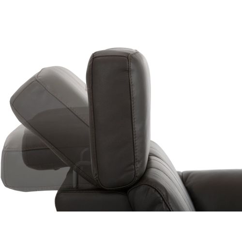 Tanaro-canapé 2 Places Avec Fonction Électrique En Pu Marron