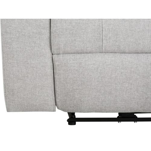 Tanaro-canapé 2 Places Avec Fonction Électrique, Revêtement En Tissu Gris