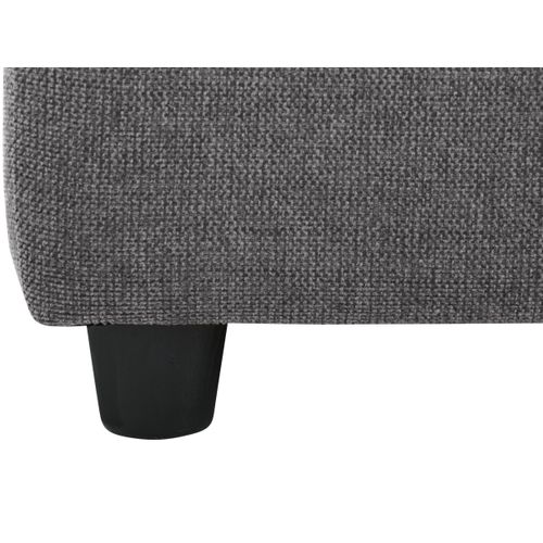 Tanaro-pouf Rembourré En Tissu Anthracite