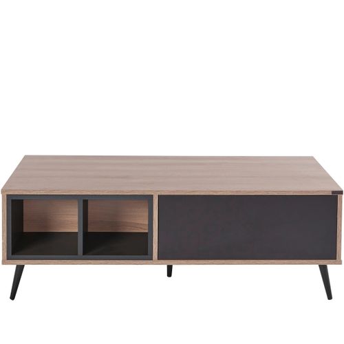 Layland-table Basse En Mdf Marron