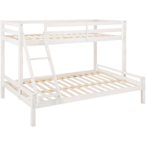 Alpi2 - Lit Superposé 140x200 Cm En Pin Blanc