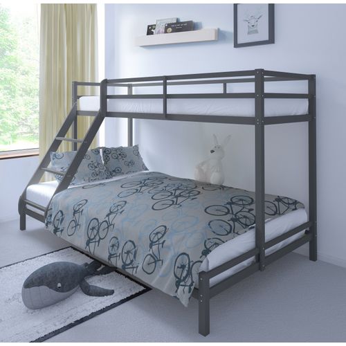 Alpi - Lit Superposé En Bois Gris 140x200