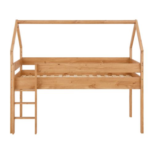 Alpi2-lit Cabane Surélevé En Pin 90x200