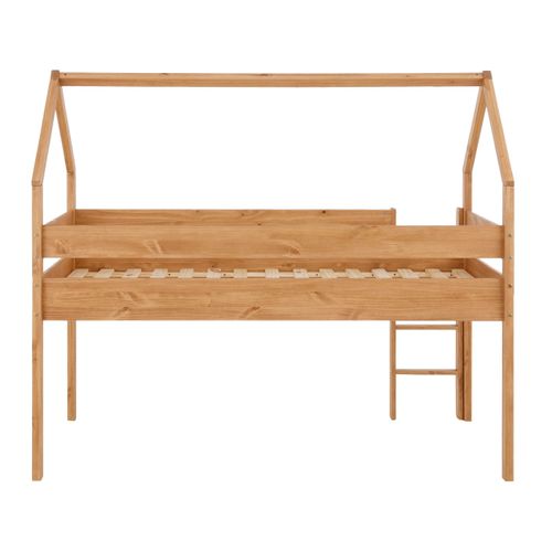 Alpi2-lit Cabane Surélevé En Pin 90x200