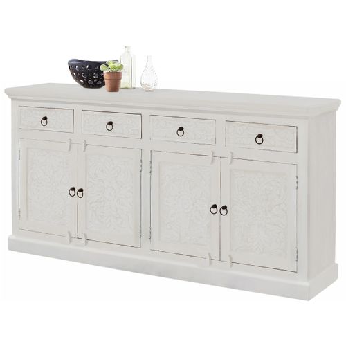 Malati-armoire Avec 4 Portes En Bois Crème