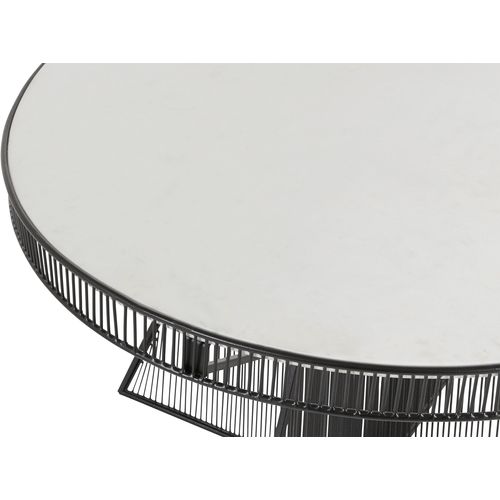 Elmo-table Basse 77 Cm En Noir / Marbre