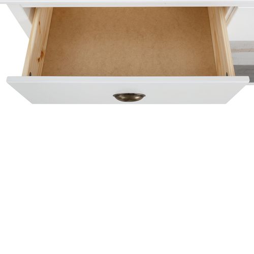 Salva-commode Aves 2x3 Tiroirs En Mdf Blanc