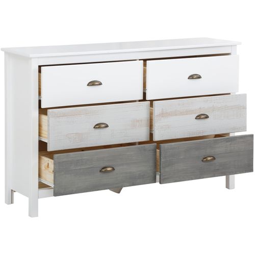 Salva-commode Aves 2x3 Tiroirs En Mdf Blanc