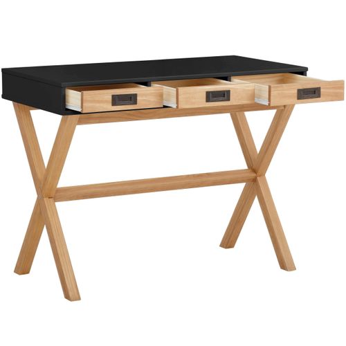 Paulo-bureau En Mdf Noir