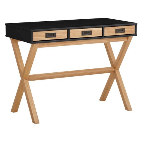 Paulo-bureau En Mdf Noir