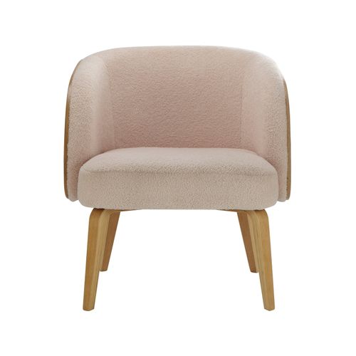 Alzey-fauteuil En Tissu Beige Doux