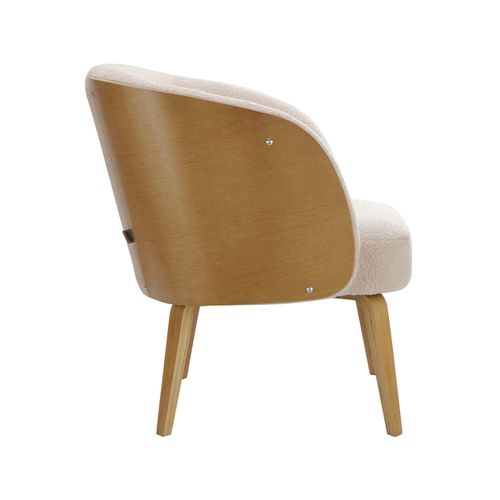Alzey-fauteuil En Tissu Beige Doux