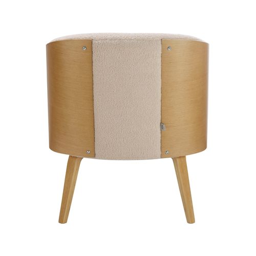 Alzey-fauteuil En Tissu Beige Doux