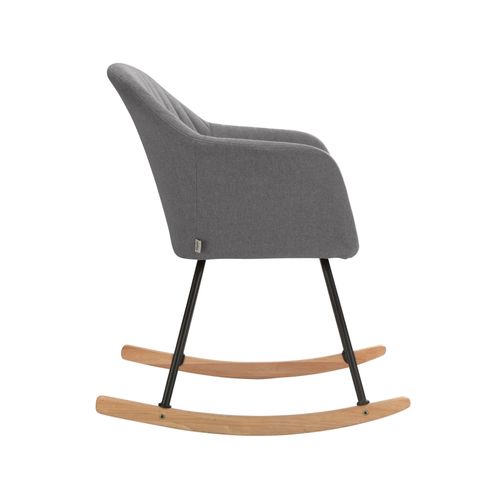 Naira-fauteuil à Bascule En Tissu Anthracite