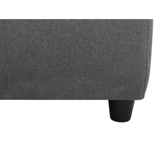 Capena-canapé 3 Places Chaise Longue Electrique Droite En Tissu Solaire Anthracite