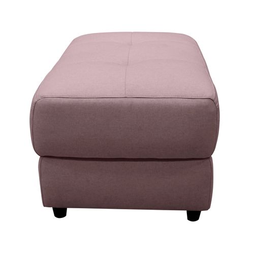 Capena-pouf Rose Tissu