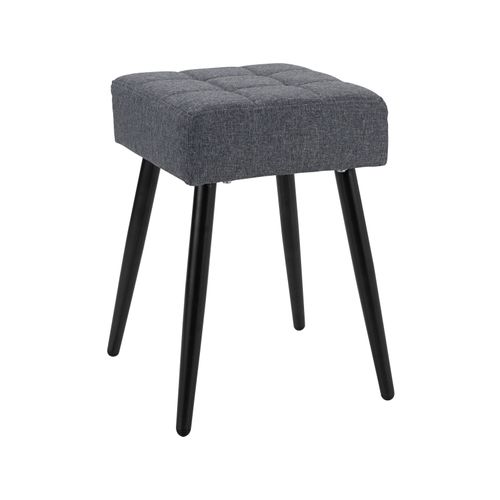 Louise - Tabouret Anthracite. Noir