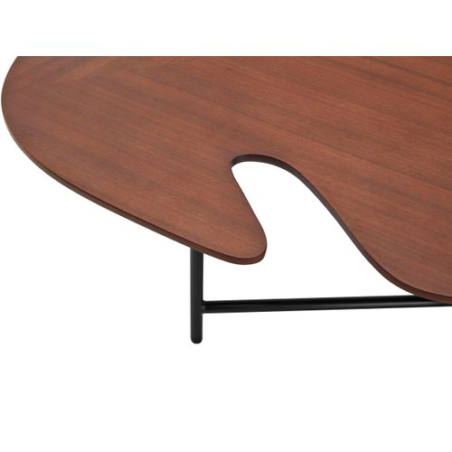 Lyra-ensemble De 2 Tables Basses Marron/noir