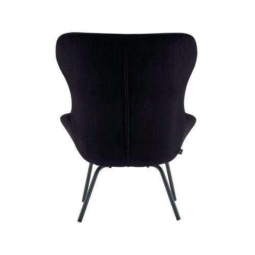 Sierra-fauteuil En Velours Noir