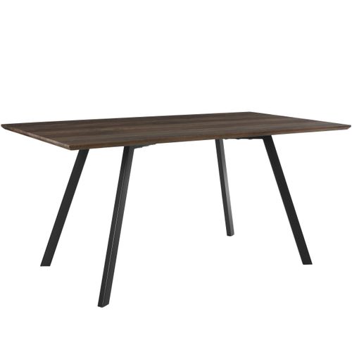 Tristan-ensemble Table à Manger 200 Cm Et 4 Chaises Blanches