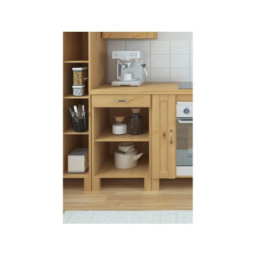 Dalby-armoire S 60 Cm 1 Tiroir Teintée/cirée