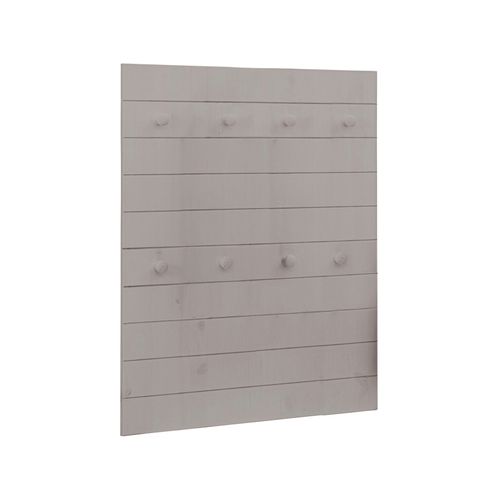 Ella-panneau Mural Gris à 8 Crochets