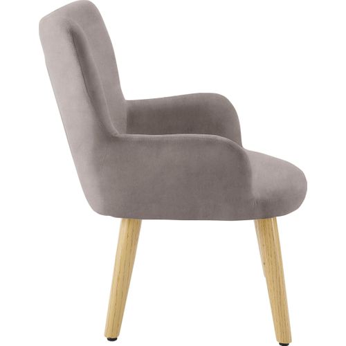 Coco-fauteuil Pour Enfants En Microfibre Grise