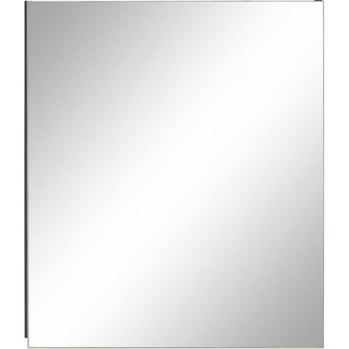 Wisla  - Armoire Suspendue Avec Miroir En Effet Bois Blanc / Anthracite