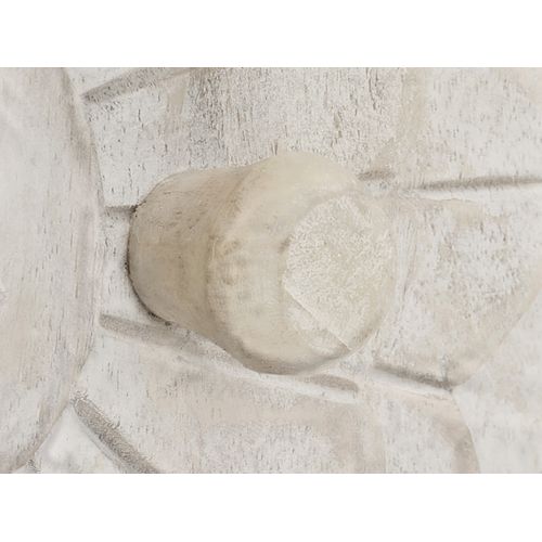 Kalhana-armoire Avec 2 Portes Et 1 Tiroir En Bois De Manguier Crème