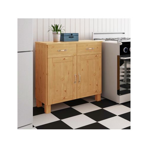 Alby-buffet 2 Portes 2 Tiroirs Teinté/ciré