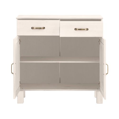 Alby-buffet 2 Portes 2 Tiroirs Blanc