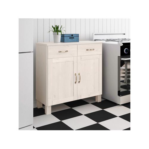 Alby-buffet 2 Portes 2 Tiroirs Blanc