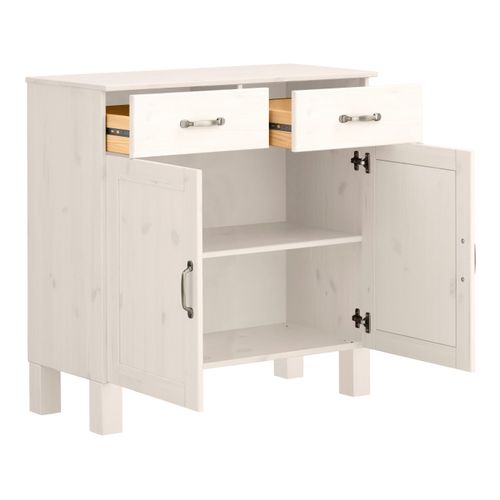 Alby-buffet 2 Portes 2 Tiroirs Blanc