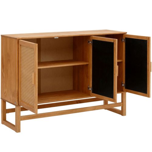 Jolene - Buffet Avec 3 Portes En Pin Naturel