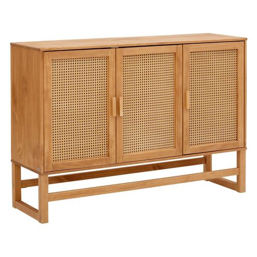 Jolene - Buffet Avec 3 Portes En Pin Naturel