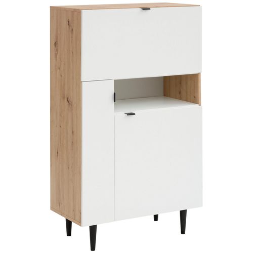 Legro-buffet Haut En Mdf Blanc