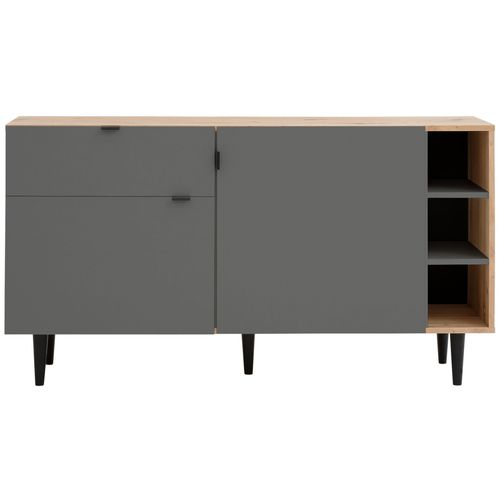 Legro-buffet En Chêne Anthracite