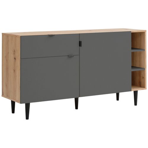 Legro-buffet En Chêne Anthracite