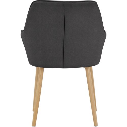 Betty-chaises De Salle à Manger Tapissées Ensemble De 2 En Velours Anthracite