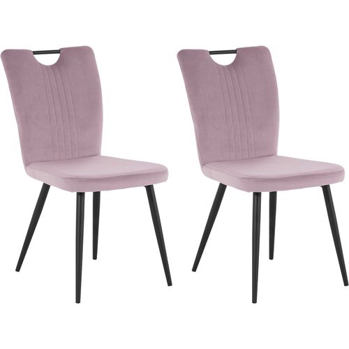 Sari-chaise 2 Pack En Velours Noir