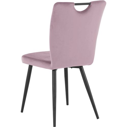 Sari-chaise 2 Pack En Velours Noir