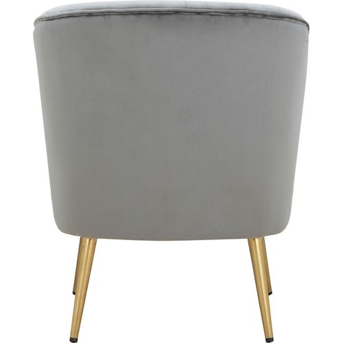 Dahlia-chaise Longue En Velours Gris